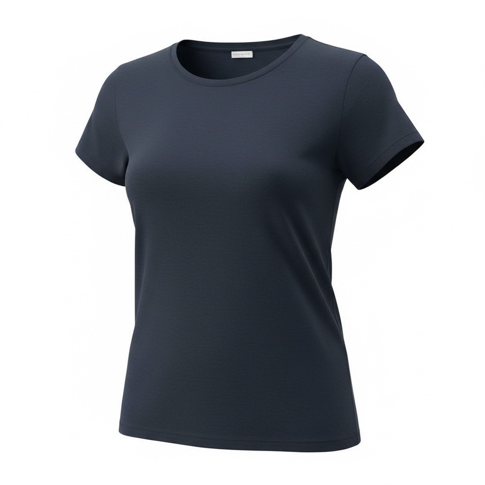 Athleta Open Back Black Tee-Shirt Size Medium